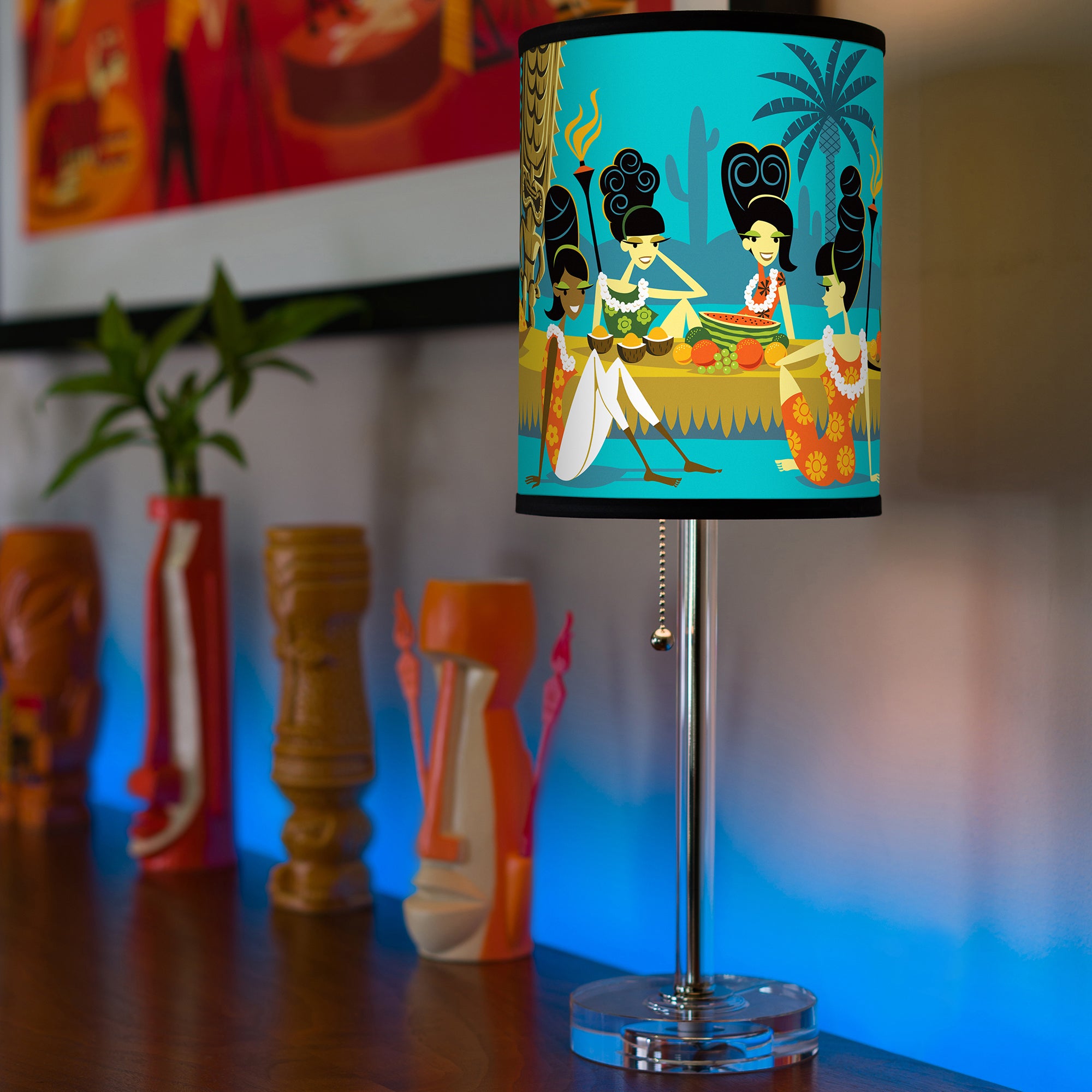 Buy Lampshade for Table Lamp Floral Lampshade Jungle Surprise Decorative  Lampshade Handmade Lampshade Online in India - Etsy